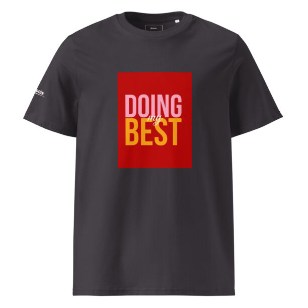 Unisex organic ribbed neck t-shirt - Image 10