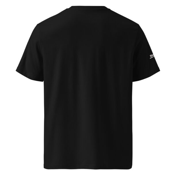 Unisex organic ribbed neck t-shirt - Image 3