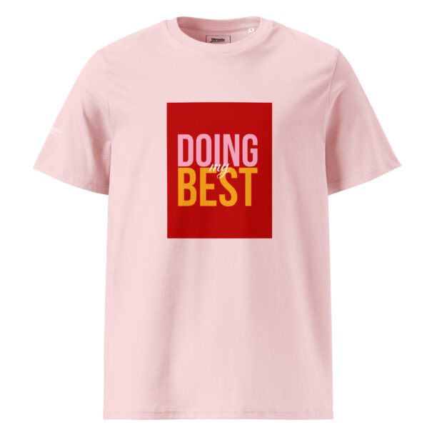Unisex organic ribbed neck t-shirt