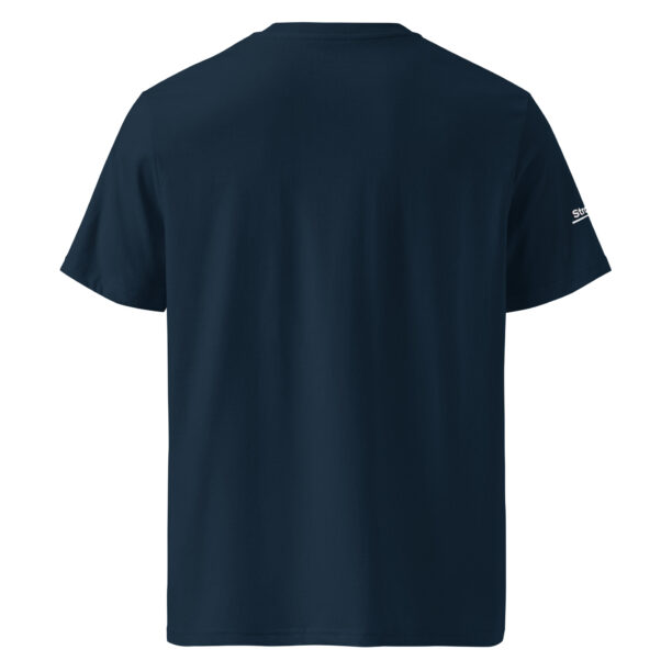 Unisex organic ribbed neck t-shirt - Image 7