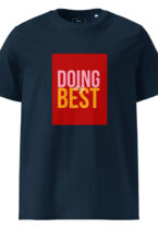 Unisex organic ribbed neck t-shirt - Image 6