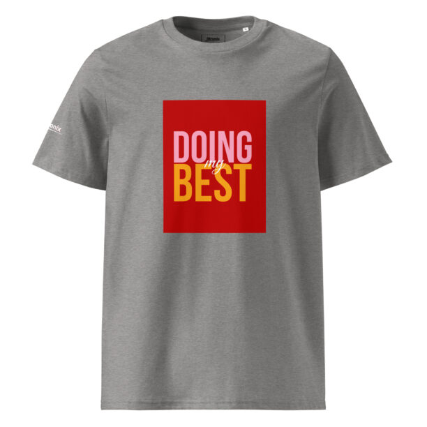 Unisex organic ribbed neck t-shirt - Image 18