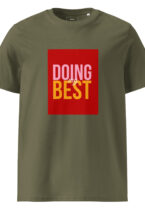 Unisex organic ribbed neck t-shirt - Image 14